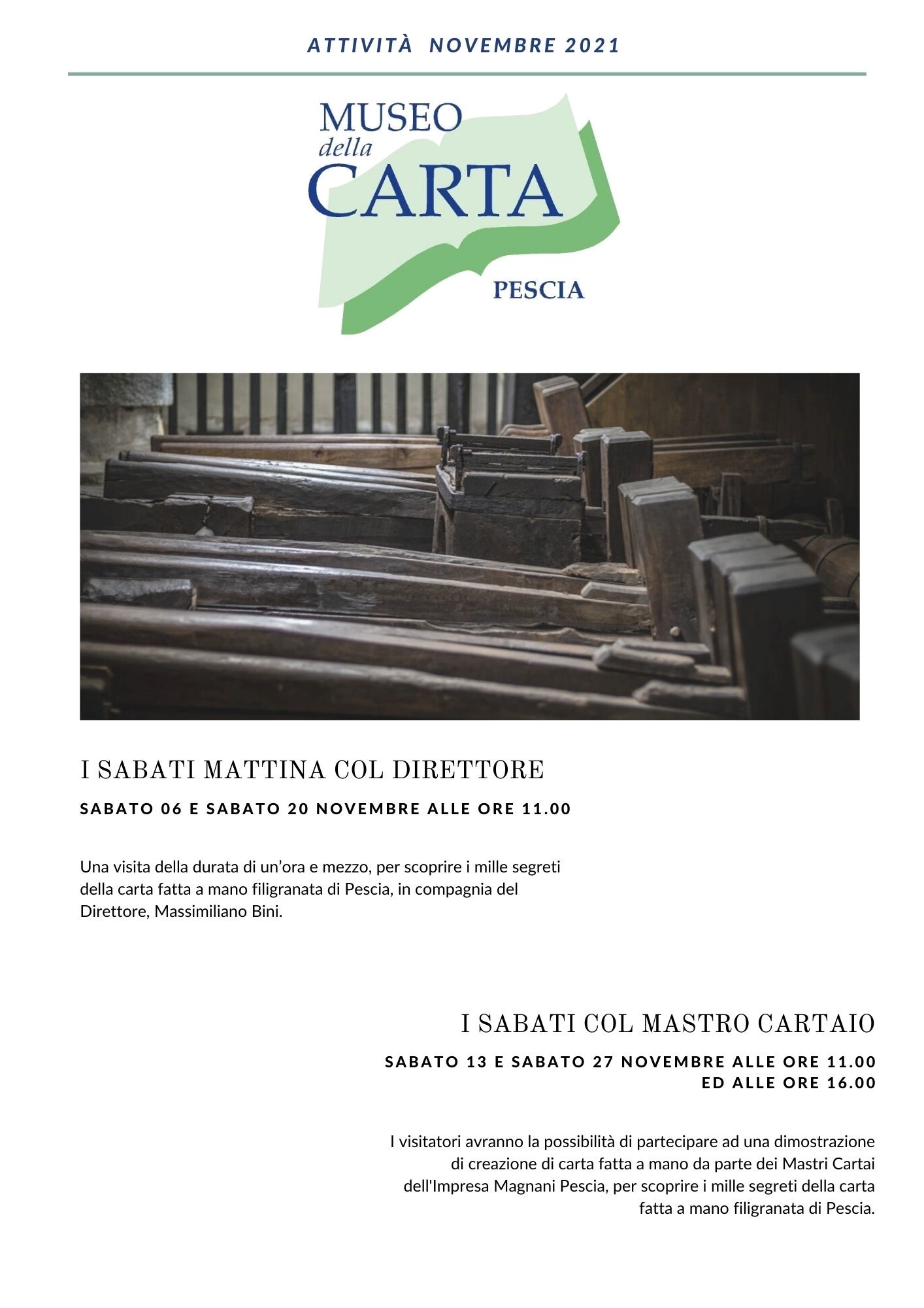 volantino museo della carta